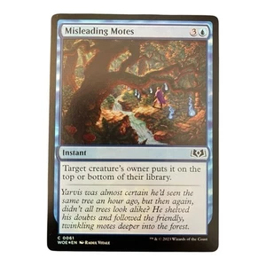 Misleading Motes NM/M* FOIL Wilds Of Eldraine ENGLISH 0061 mtg -UnltdCards - Picture 1 of 3