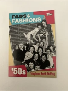 2011 Topps American Pie 1950s Fads & Fashion Telephone-Booth Stuffing #FF29 - Picture 1 of 2