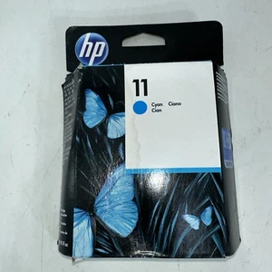 New Sealed In Box Genuine HP 11 Cyan Ink Cartridge - C4836A Expired 9/2012 - Picture 1 of 7