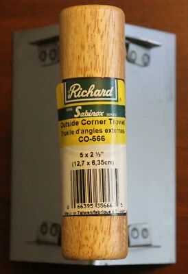 Espátula de canto externa - raio quadrado 5" x 2-1/2" aço inoxidável marca Richard - Imagem 1 de 3