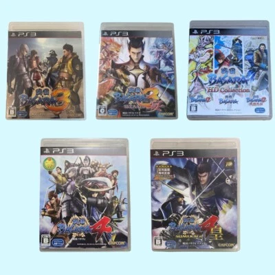 Sengoku Basara PS3 5 Game Set HD Collection 3 Utage 4 Sumeragi Capcom Japan Lot - Image 1 of 4