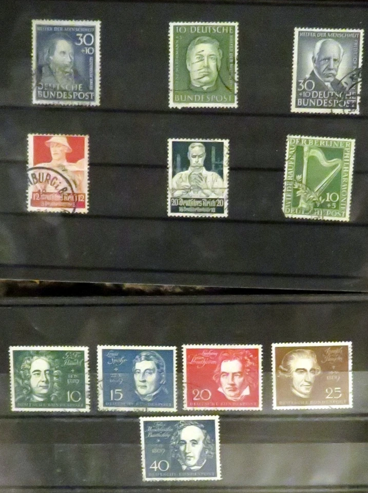 GERMANY Used - Semi-Postals / Music Set - Michel Cat Val 308 Euros [~US$348] - Image 1 of 1