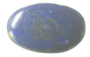 GROSSER LAPISLAZULI PALMSTEINKRISTALL MIT PYRIT AUS AFGHANISTAN 41g & 48 mm - Bild 1 von 2