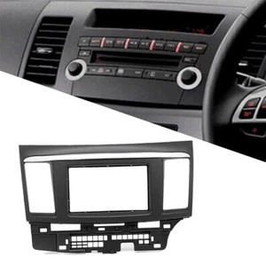 For Mitsubishi Lancer car New stereo radio Double 2 Din fascia dash panel kit - Picture 1 of 6