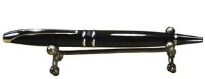 "CERRUTI" 1881 Black lacquer&CT Twist Action Ballpoint pen - Picture 1 of 12
