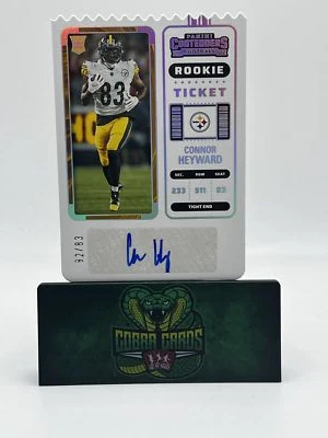 2022 Panini Contenders Football Connor Heyward #247 #82/83 Rookie - Image 1 of 2