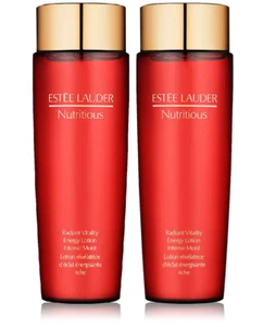 2 PC Estee Lauder NUTRITIOUS RADIANT VITALITY ENERGY LOTION INTENSE RICHE 2X1 OZ - Picture 1 of 1