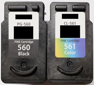 XXL Patronen für Canon PG-560XL CL-561 XL PIXMA TS5350 TS5351 5353 7450a 7451 - Bild 1 von 4