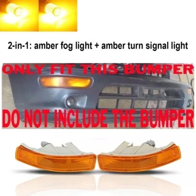 Faro antiniebla LED ámbar + indicador para Toyota Corolla AE100 AE101 92-97 FX JDM BOMBA Foto 1 de 4