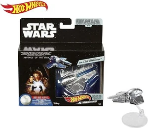 Star Wars Hot Wheels Starships Commemorative Series 3/9 OBI-WAN JEDI STARFIGHTER - Picture 1 of 10