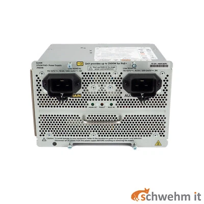 J9830B HPE Aruba 5400R 2750W PoE+ zl2 Power Supply (J9830B) - Bild 1 von 3