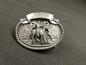 Marlin Firearms Co. Americas Rifle Maker Commemorative 1992 Small Belt Buckle - Picture 1 of 5