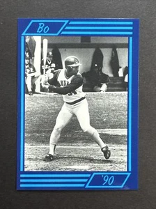 Bo Jackson ~ 1990 Two Sport Superstar #3 ~ Promoción/Extraño ~ 🎖️GLOSSY🎖️Cantidad - Imagen 1 de 2
