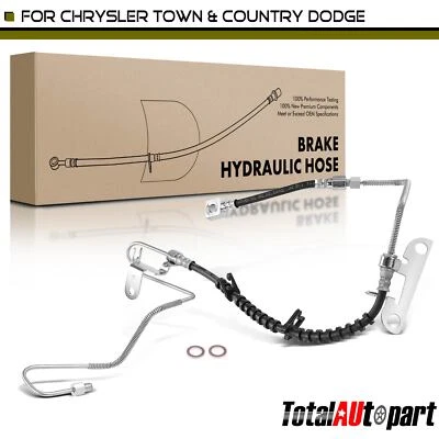 Brake Hydraulic Hose for Chrysler Town & Country 01-04 Dodge Caravan Rear Left - Image 1 of 4
