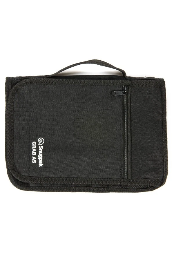 Snugpak Grab A5 - Organizador de documentos y papelería a5 - Verde oliva o negro Foto 1 de 3