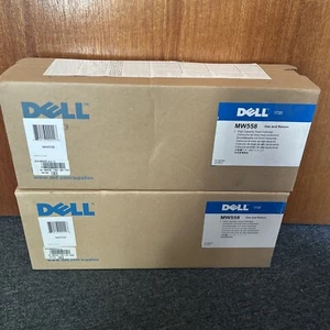 2x Genuine Dell MW558 Original Toner catridge for 1720D & 1720N model printers - Picture 1 of 11
