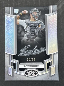 2024 Topps Tier One Endy Rodriguez Rookie Auto /10 Silver Ink RC Pirates SSP - Picture 1 of 3