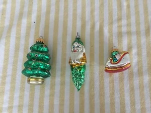 Set 3 Weihnachtsschmuck Glas - Bild 1 von 7