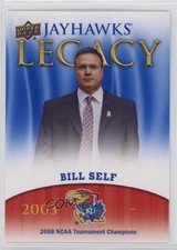 2013 Upper Deck University of Kansas Jayhawks Legacy Bill Self #JL-27 HOF