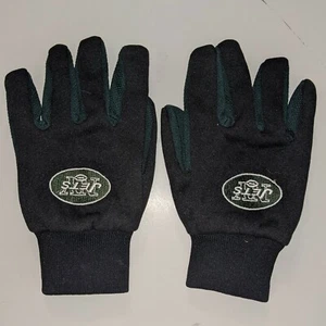 Football NFL Protective Utility Grip Gloves Licensed New York Jets  - Picture 1 of 2