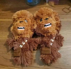 Set Of 2 Star Wars Chewbacca Chewy 8" Mini Beanie Plush Lucas Film Very Soft  - Picture 1 of 11