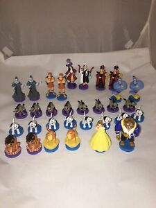 2004 Disney Chess Collector’s Edition Heroes v Villains - Complete Set of Pieces