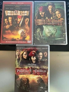 Fluch der Karibik - Teil 1 + 2 + 3 Trilogie - Sammlung - DVD - Bild 1 von 3