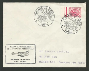 Concorde Aérospatiale St-Nazaire 1970 marque postale sur lettre /L2231 - Picture 1 of 1