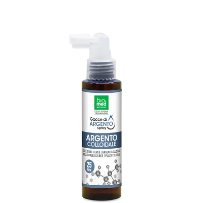 BIOMED Argento Colloidale Ultra Concentrato Spray Sublinguale 25ppm 100ml