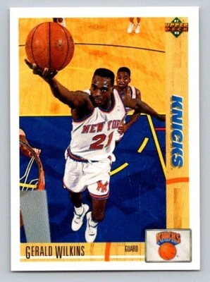 1991-92 Upper Deck Gerald Wilkins #234 New York Knicks - Image 1 of 2