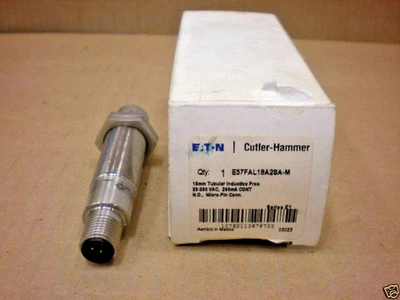 NEW EATON  E57FAL18A2SA-M PROXIMITY SWITCH 5MM RANGE 18MM HEAD (5 AVAILABLE) - Image 1 of 3