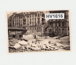 Foto original inédita alemana de la Segunda Guerra Mundial Berlín Bahnhof Friedrichstrasse 1944 - Imagen 1 de 3