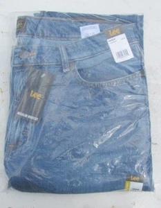 Lee Regular Fit Herren Harbor Jeans 38 x 30 Blau Bootcut Baumwolle / Neu mit Etikett - Bild 1 von 6