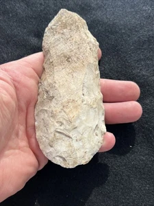 EARLY ARCHAIC Dalton Adz Found In Jersey Co. ILL. Q355 - Picture 1 of 7
