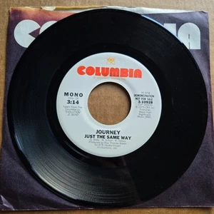 JOURNEY Just The Same Way DJ PROMO 45 7" POP ROCK Record Vinyl Records - Picture 1 of 2