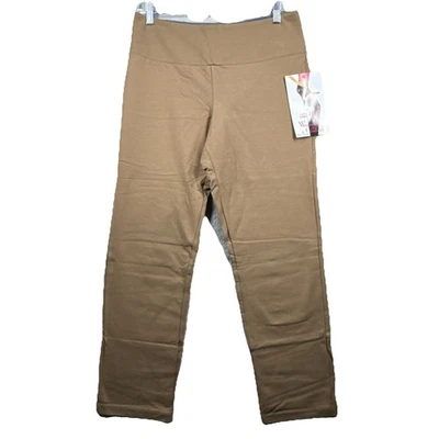 Mujeres con Control Leggings Bronceados M Pequeños Adelgazantes Forma Contorno Pantalones al Tobillo Foto 1 de 4