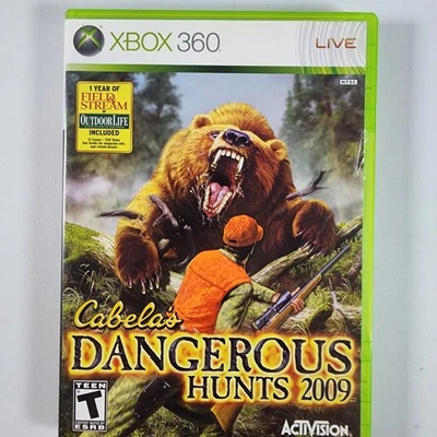 Cabela's Dangerous Hunts 2009 (Microsoft Xbox 360, 2008) - Image 1 of 4