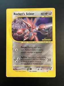 Pokemon jumbo Promo Rocket’s Scizor Best Winner- #4 - Picture 1 of 3