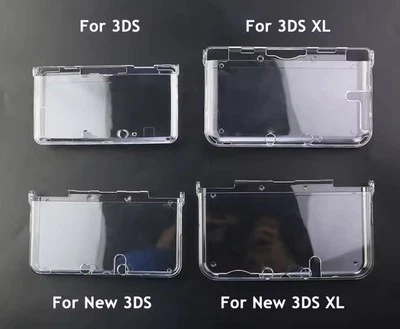 Plastic Clear Protective Case Cover Hard Shell Skin For NDSL NDSi New 3DS XL GBA - Image 1 of 4