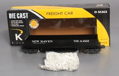 K-Line K712-1791 O New Haven Operating Dump Car with Ballast Load LN/Box - Image 1 of 4