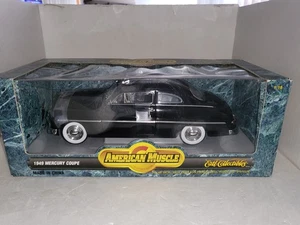 * ERTL AMERICAN MUSCLE 1/18 1949 MERCURY COUPE BLACK DIECAST - Picture 1 of 8