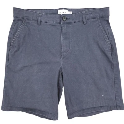 Pantalones Cortos Topman Para Hombre 32 Azul Marino Chino Ajustados Elastizados Informales Verano Ligeros Foto 1 de 4