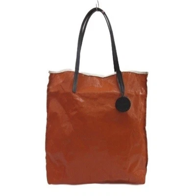 Bolso de Mano Jack Gomme Revestimiento de Lino Marrón para Mujer Foto 1 de 4