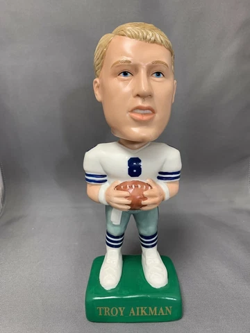 Vintage 1993 Troy Aikman Dallas Cowboys Bobblehead Cover
