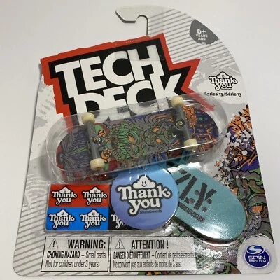 Tech Deck Torey Pudwill Ultra Rare Thank You Fingerboard with Grizzly Grip Tape - Image 1 of 4
