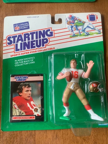 Kenner Starting Lineup SLU 1989 Football San Francisco 49ers Joe Montana Figure Cover