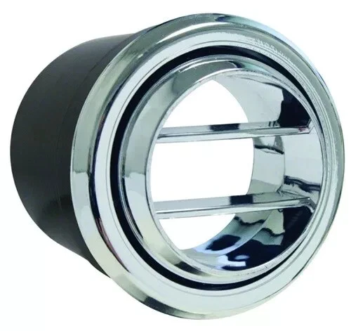 Vintage Air Standard Series AC Vent Double Vane Chrome 2.70" Bezel 490535 - Image 1 of 1