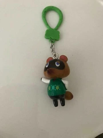 NINTENDO Animal Crossing Backpack Buddies Tom Nook Clip-on Keychain Figure Cover