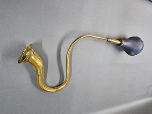 Bocina de bola de latón grande bocina vintage trompeta 55 cm diámetro 7 cm bocina de latón - Imagen 1 de 11