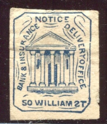 Hussey's Post Type II Greek Temple Forgery A (Scott) Lyons CV $75 BX5438 - Image 1 of 2